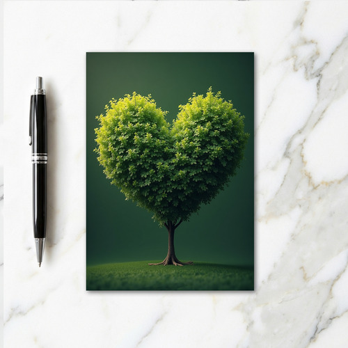 Heart Tree Love Nature Art Card