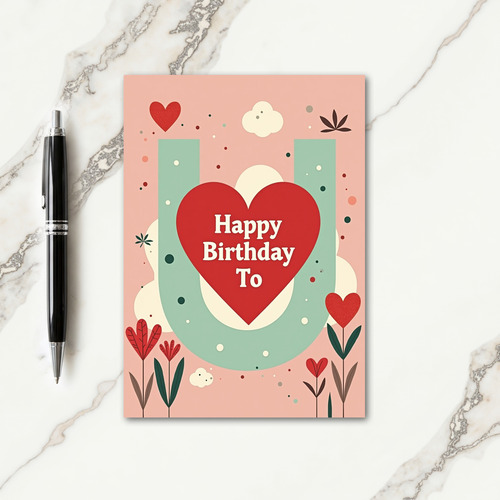 Heartfelt Archway Birthday Card