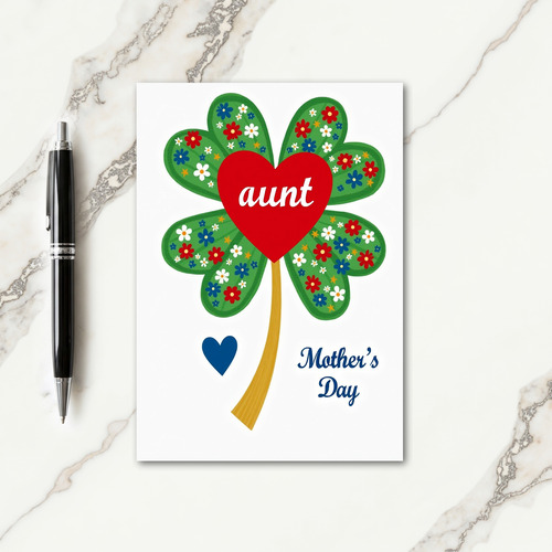 Heartfelt Aunt Mothers Day Card