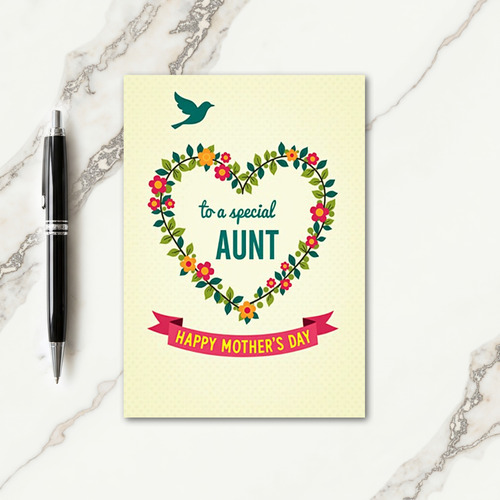 Heartfelt Aunts Day Card