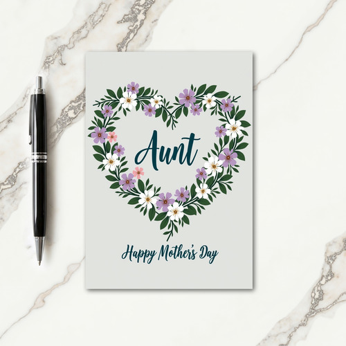 Heartfelt Aunts Day Greeting Card