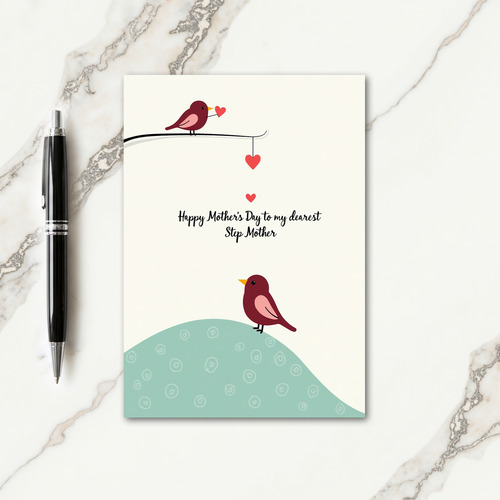 Heartfelt Avian Mothers Day Card