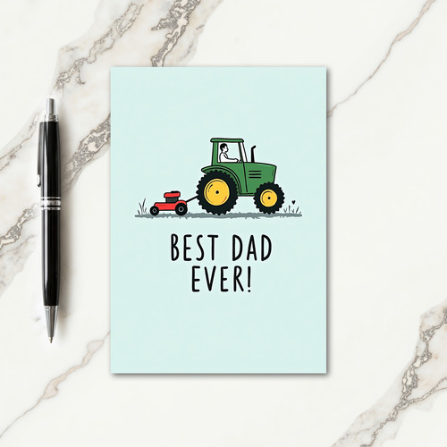 Heartfelt Best Dad Ever Card