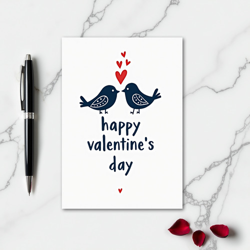 Heartfelt Birds Love Card