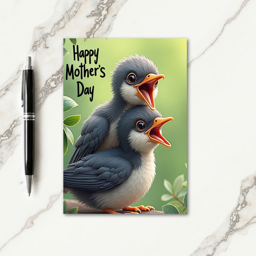 Heartfelt Birds Mothers Day Card