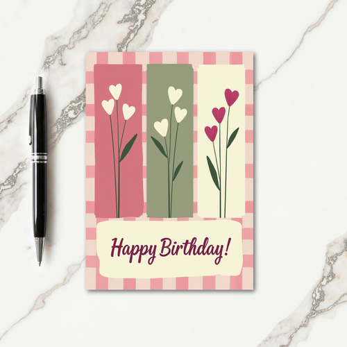 Heartfelt Birthday Floral Card