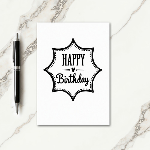 Heartfelt Birthday Graphic Card
