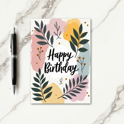 Heartfelt Birthday Message Card