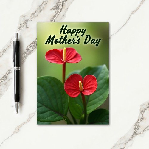 Heartfelt Botanical Mothers Day Card