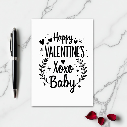 Heartfelt Botanical Valentines Card