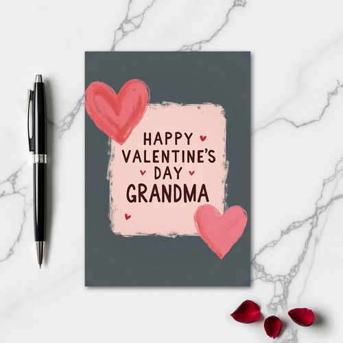 Heartfelt Brushstrokes Grandma Card