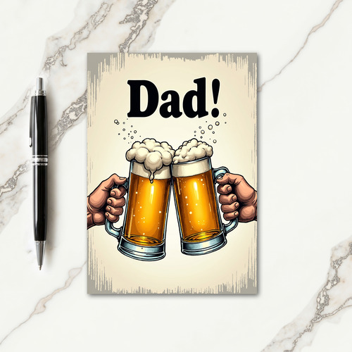 Heartfelt Dad Toast Card