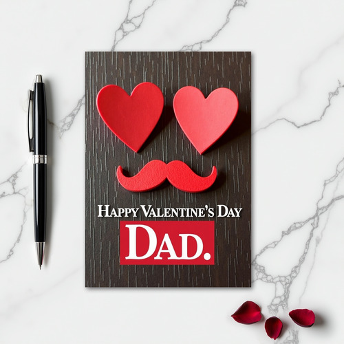 Heartfelt Dad Valentines Card