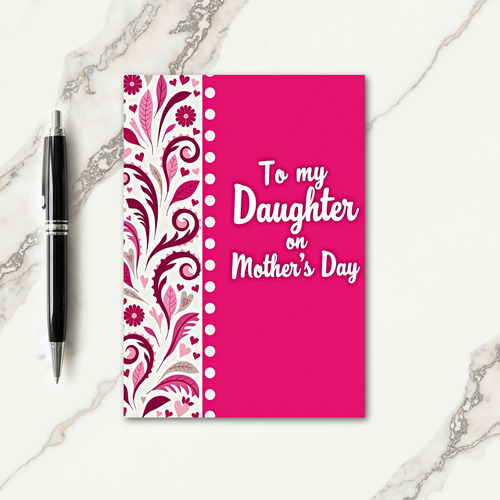 Heartfelt Daughter Day Card