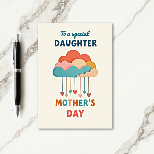 Heartfelt Daughter Mothers Day Card