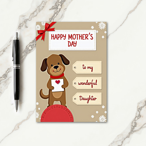 Heartfelt Daughters Day Card