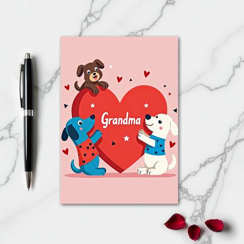 Heartfelt Dogs Grandma Card