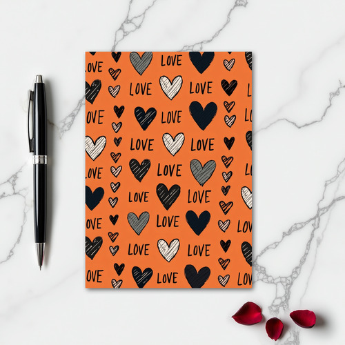 Heartfelt Doodle Love Card