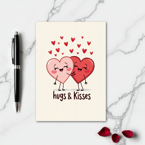 Heartfelt Embrace Love Card