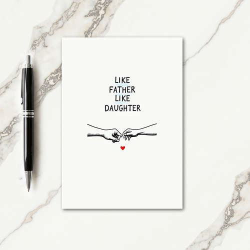 Heartfelt Father Daughter Card