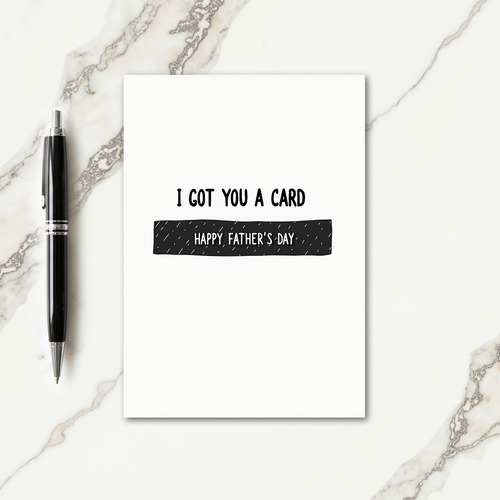 Heartfelt Fathers Day Banner Card