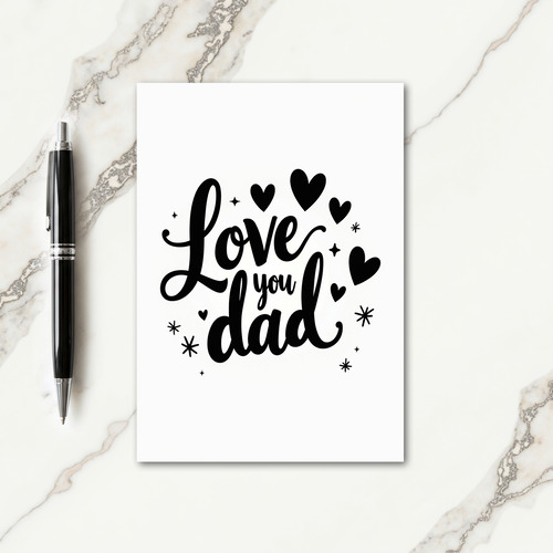 Heartfelt Fathers Day Message Card