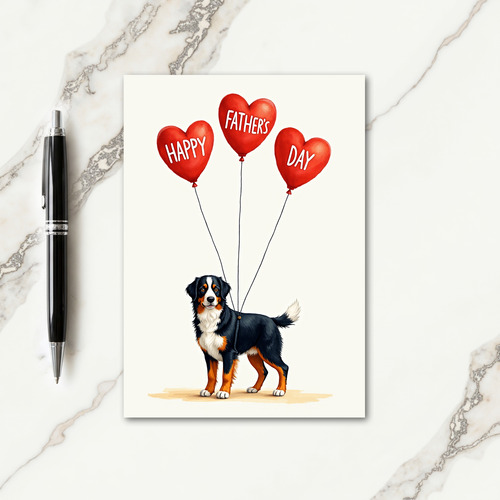 Heartfelt Fathers Day Pet Card