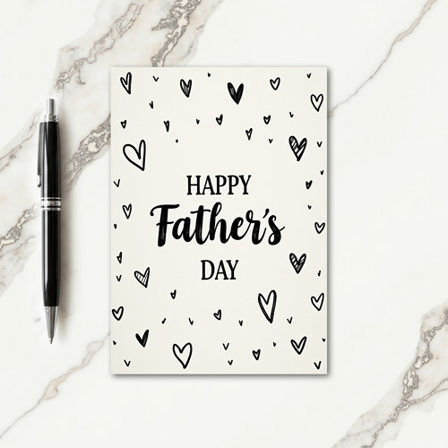 Heartfelt Fathers Day Sketch Card