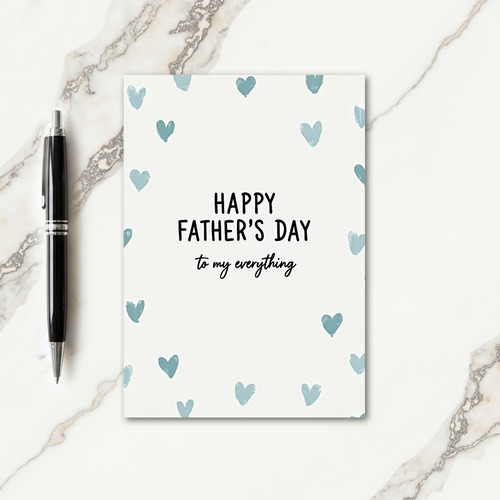 Heartfelt Fathers Day Text Card