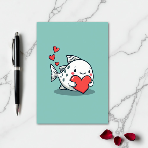 Heartfelt Fish Love Card