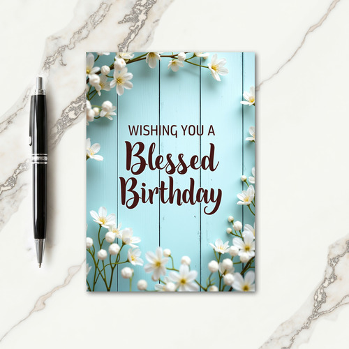 Heartfelt Floral Birthday Card