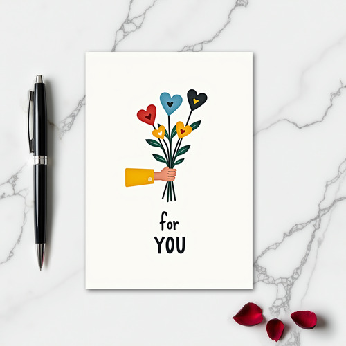 Heartfelt Floral For You Card