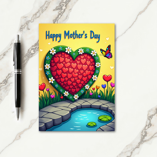 Heartfelt Floral Mothers Day Card