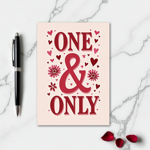 Heartfelt Floral One Only Card