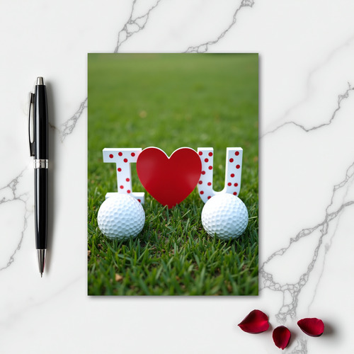 Heartfelt Golf Course Card