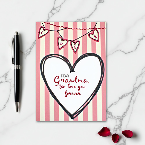 Heartfelt Grandma Love Card