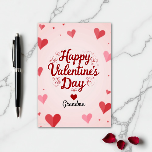 Heartfelt Grandma Valentine Card