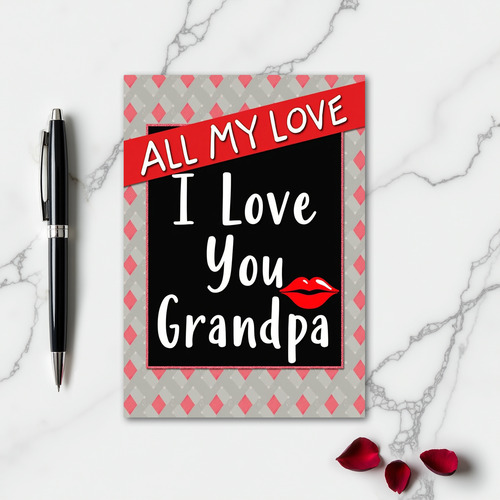 Heartfelt Grandpa Love Card