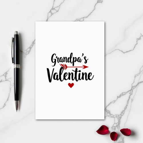 Heartfelt Grandpas Valentine Card