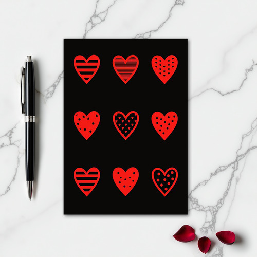 Heartfelt Graphic Heart Card