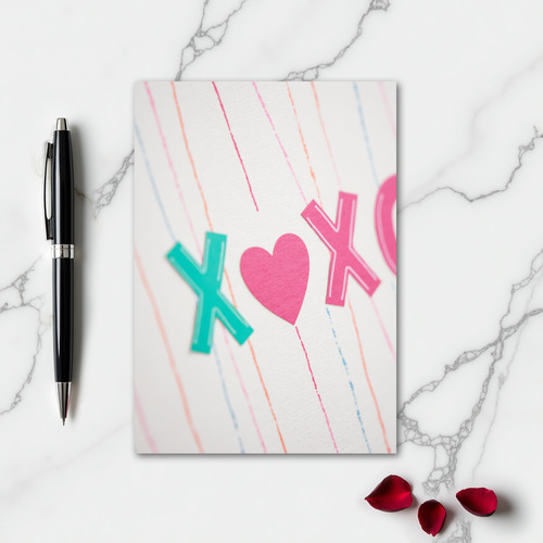 Heartfelt Handmade Xoxo Card