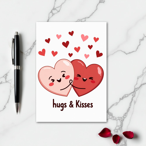Heartfelt Hugs Kisses Card