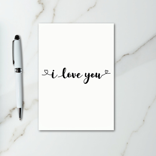 Heartfelt I Love You Greeting Card