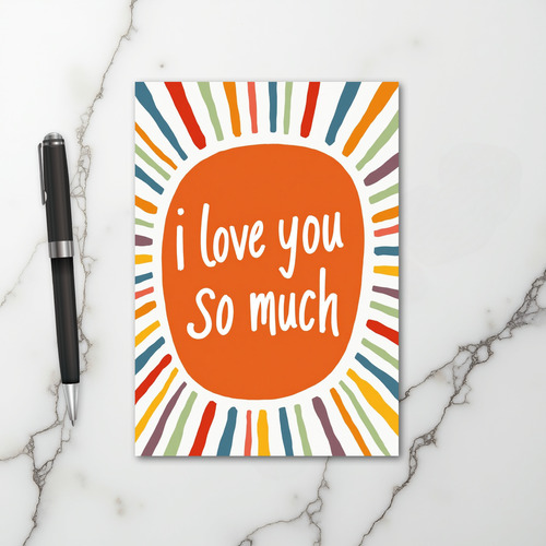 Heartfelt I Love You So Much Card