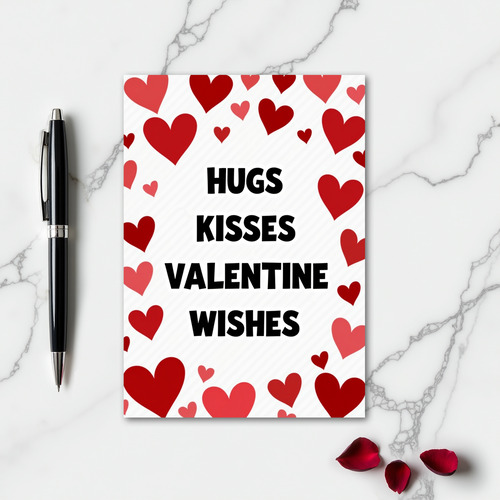 Heartfelt Kisses Valentine Card