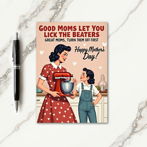Heartfelt Kitchen Mothers Day Card