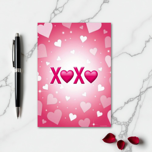 Heartfelt Love Hearts Card