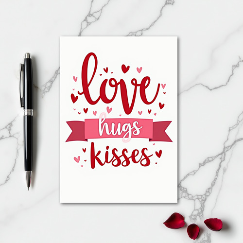 Heartfelt Love Kisses Card