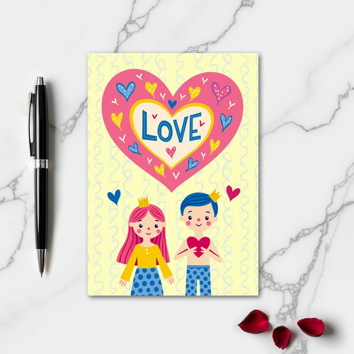 Heartfelt Love Story Card