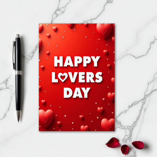 Heartfelt Lovers Day Card